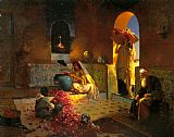 Rudolf Ernst Famous Paintings - The Perfume Maker